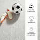 Diamond Platinum/White Machine Washable Rug