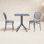 Farrah Square 2 - Person 27.5" Long Bistro Set