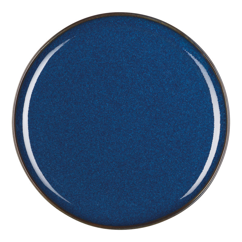 ASA Selection bread plate, bread plate, dinner plate, cake plate, dessert plate, D 14.5cm, Navy blue