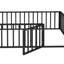Structure de lit en métal avec clôture et porte Diocles-2023351680-2023351687