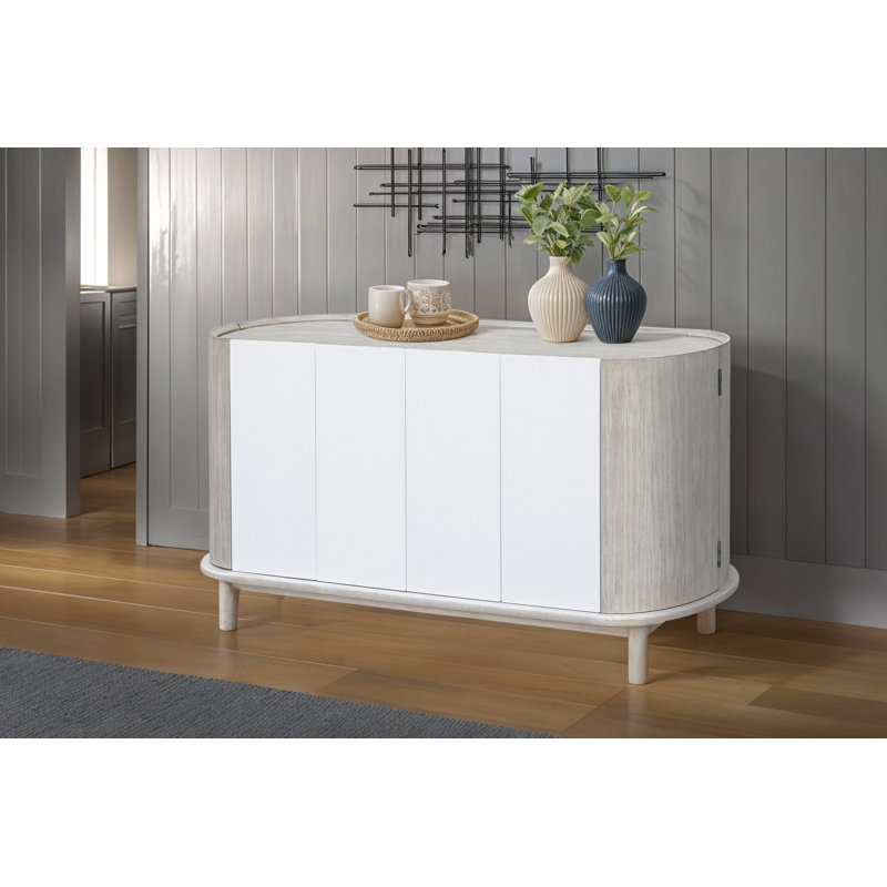 Olivera Six Door Credenza, 37" H x 73" W x 23" D