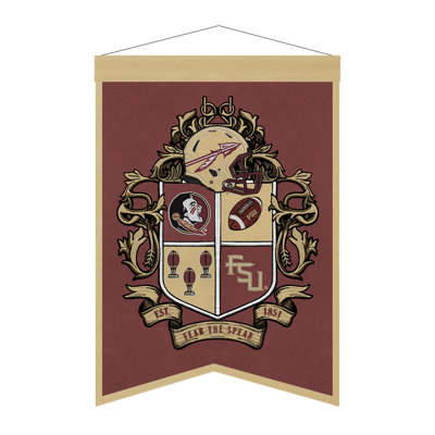 Bannière NCAA Florida State Crest, 15 po x 22 po