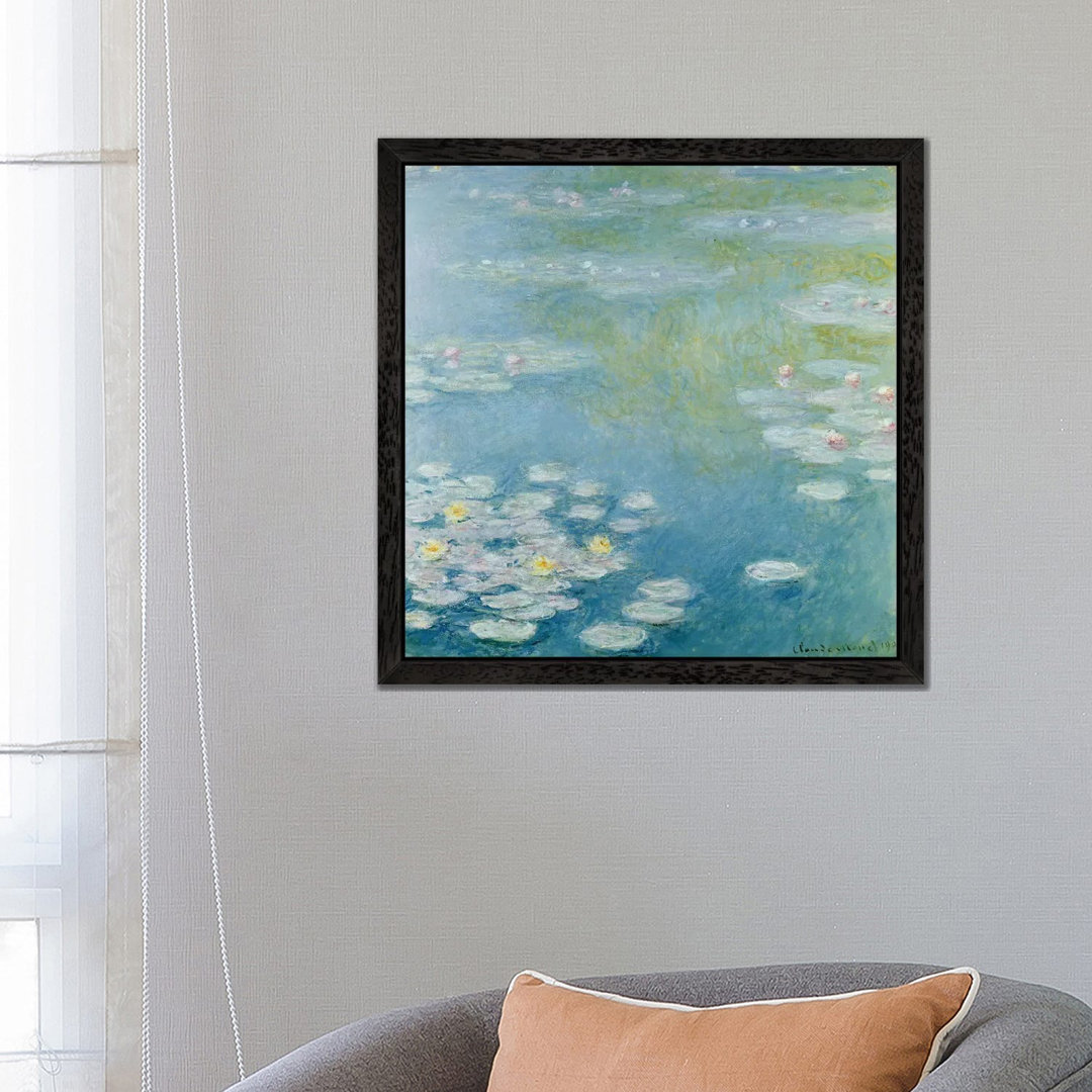 Nympheas At Giverny, 1908 by Claude Monet - Painting