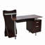 Bureau d'ordinateur élégant avec rangement