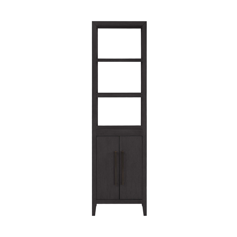 Alsup Solid Wood Freestanding Linen Cabinet