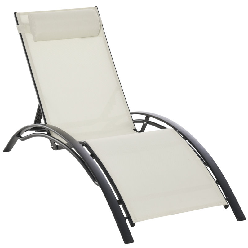 Chaise longue inclinable 67,3 po Nourith
