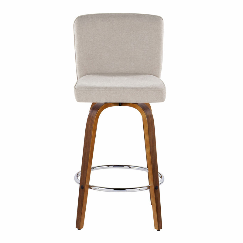 Tabouret de comptoir contemporain, Beige