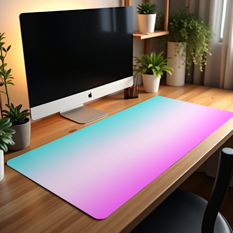 Polyester Desk Pad, 31.5x15.5