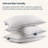 Pacific Coast Hotel Collection Goose Feather and Down Pillow for Sleeping, Standard Size 1 Pack-126090156-126090158