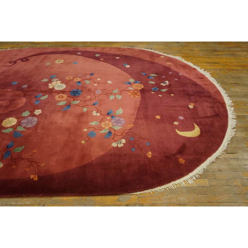 Tapis de style ovale Art déco