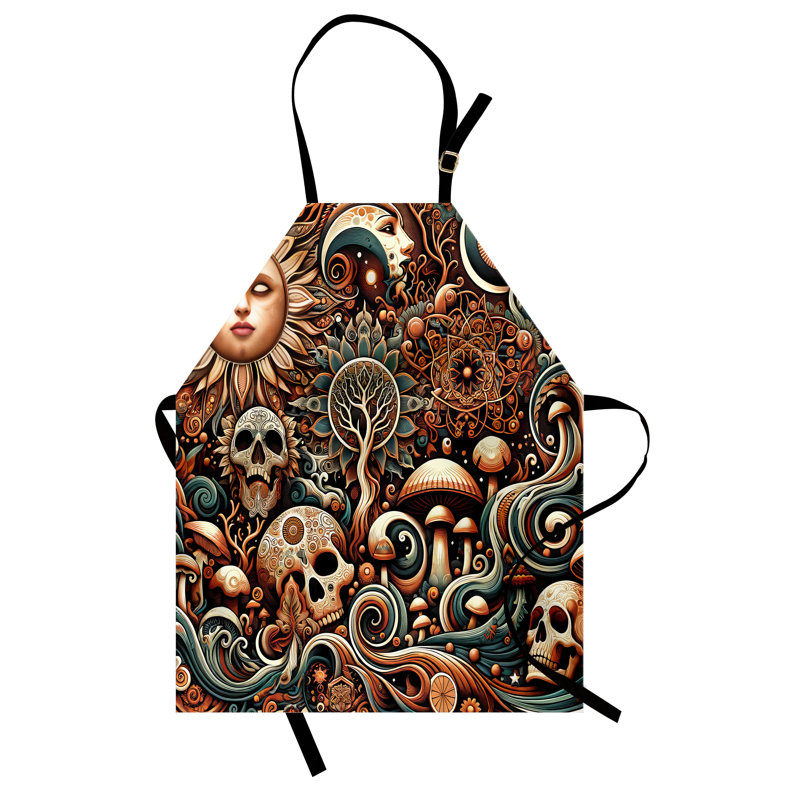 No Pattern Bib Apron