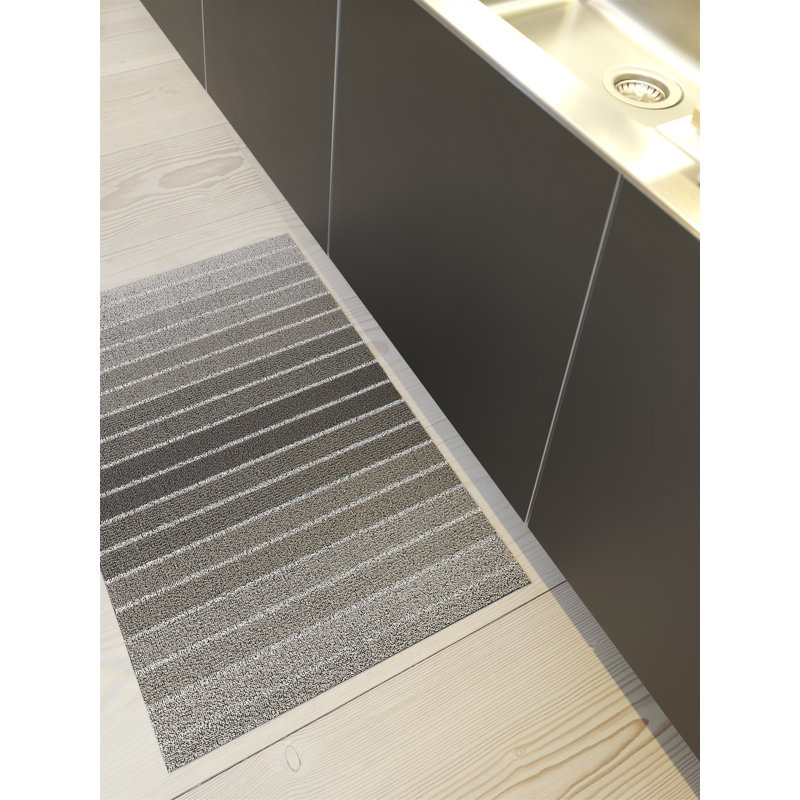 Indoor / Outdoor Doormat, Taupe, 0.6cm H x 91cm W x 152cm L