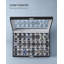 Lockable Watch Box 24 Slots Glass Lid