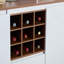 Garde-manger avec tablettes, portes