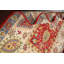 Tapis oriental floral Kazak noué à la main 6 x 9