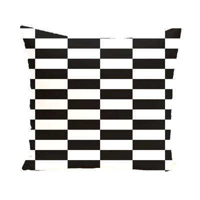 Coussin décoratif à rayures