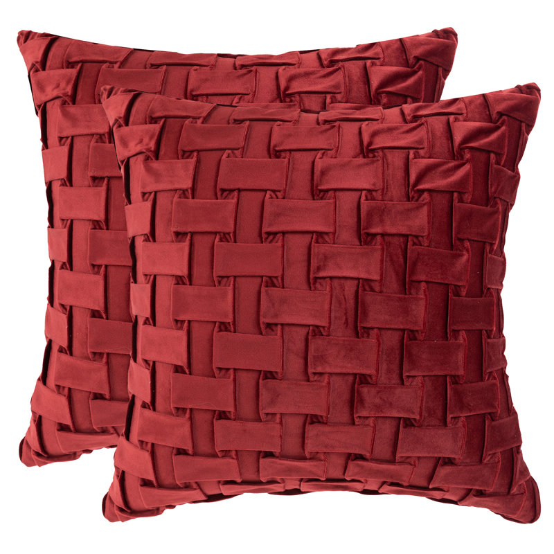 Coussin décoratif, Vin rouge, Oui