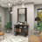 Black Metal Industrial Rolling Cart 3 Basket Drawers Console Table