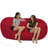 Bean Bag Chair Lounger - Giant 7 Foot Classic Shredded Memory Foam Filled Furniture Bean Bag Chair Lounger with Removable and Machine Washable Cover - Big Bean Bag Sofa Lounger with Soft Micro Fiber Cover - Seven Foot Bean Bag Lounger, Multiple Colors-1740456494