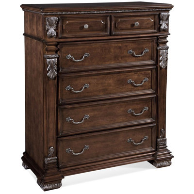 Milam Solid Wood 41'' W 6 - Drawer Dresser