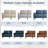 65" Faux Leather  Classic Loveseat Mid-Century Modern Sofa-120921523