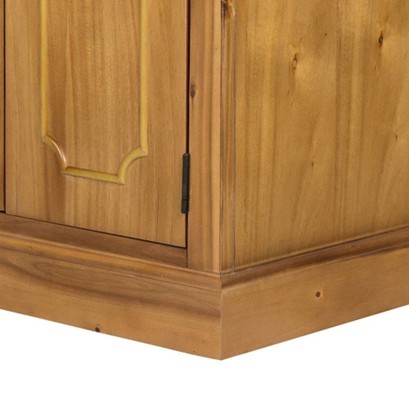 Armoire 53 x 19 x 83 po, Bois naturel / brun