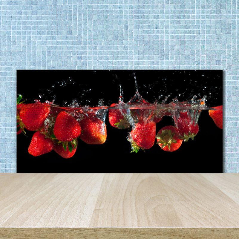 50cm W x 100cm L Glass Peel and Stick Panel