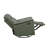 Green Leather Upholstered Swivel Glider Reclining Chair Luxury Living Room Furniture Comfort Chair 1Pc Plush Comfort-298730642