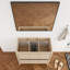 Base de meuble-lavabo simple 36 po sans plateau