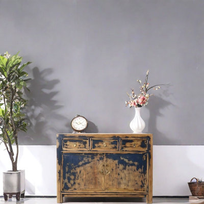Vintage Living Room Porch Cabinet Accent Cabinet