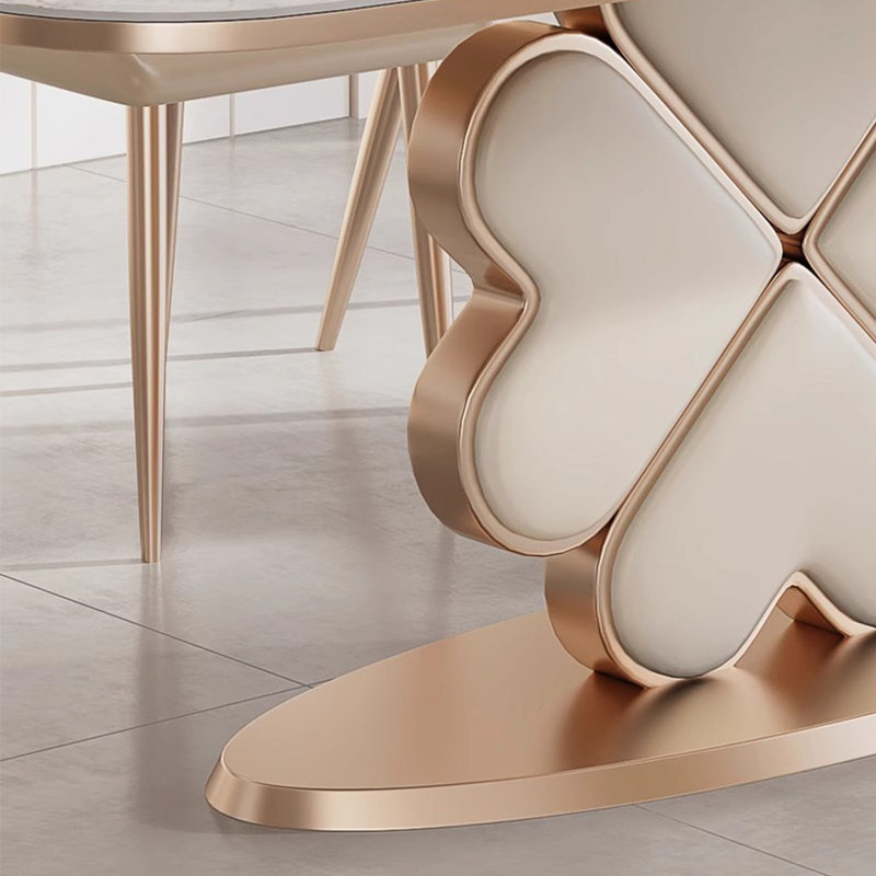 Ensemble de table de salle à manger en acier inoxydable, H 29,53 po x L 70,87 po x l 35,43 po
