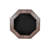 Yael Game Table w Reversible 53 Inch Black Felt Tabletop, Brown Mahogany Wood