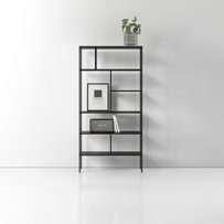 Level Stainless Steel Etagere Bookcase 72x36x15