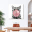 Kitty Bubble Gum - impression sur toile tendue-64895924
