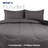 Martex Solid Color Reversible Comforter and Sham Bedding Set Super Soft Brushed Fabric-18040444-18040442