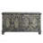 Rustic Gray Finish Console Cabinet