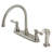 Kingston Brass American Classic Two-Handle 4-Hole 8" Centerset Kitchen Faucet with Side Sprayer-50911813