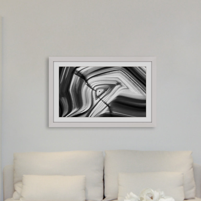 Devil's Eye par Marmont Hill - reproduction d'art sur papier encadrée, H 16 po x l 24 po x P 1,5 po, Cadre blanc