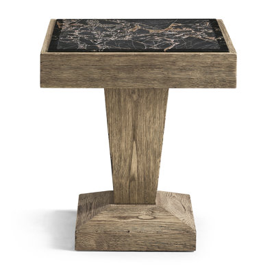 Echo Canyon Square Marble Side Table