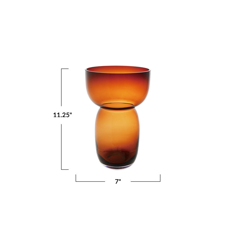 Vase rond en verre