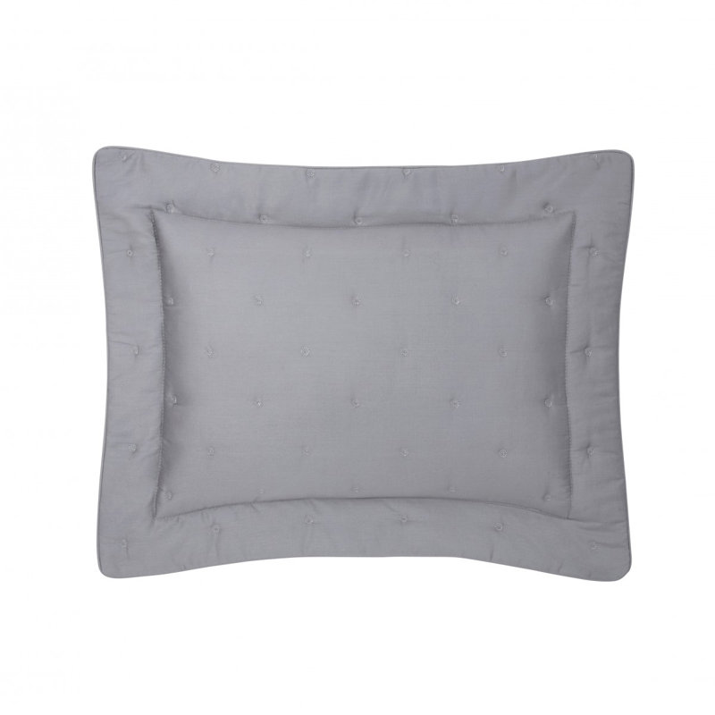 Triomphe Sateen Sham, Platine, Boudoir
