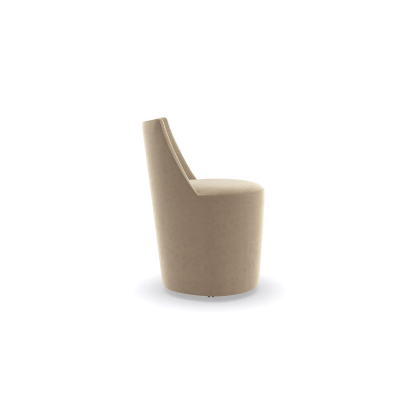 Barrel Roll Upholstered Dining Chair