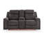 Causeuse inclinable avec console