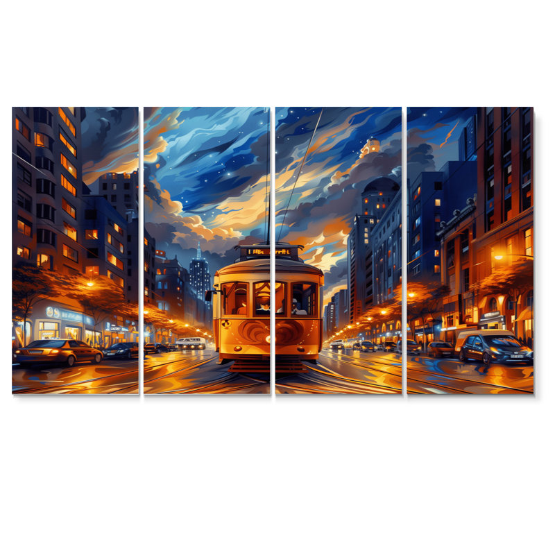 Solal - ensemble d'art mural City Buildings, H 28 po x l 48 po