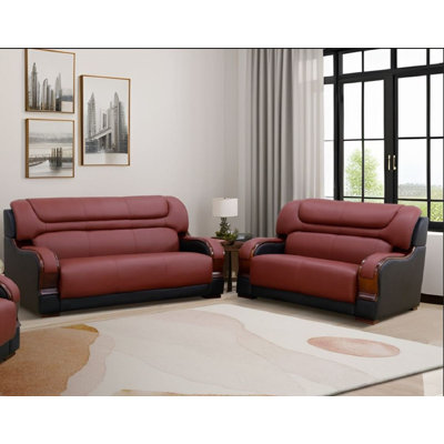Shamim 2 - Piece Genuine Leather Living Room Set by Orren Ellis