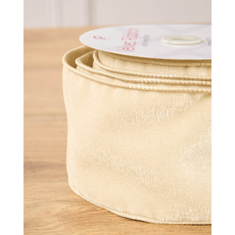 10 cm Polystyrene Shatterproof Ribbon, 10 cm H x 10 cm W x 914.4 cm D, latte