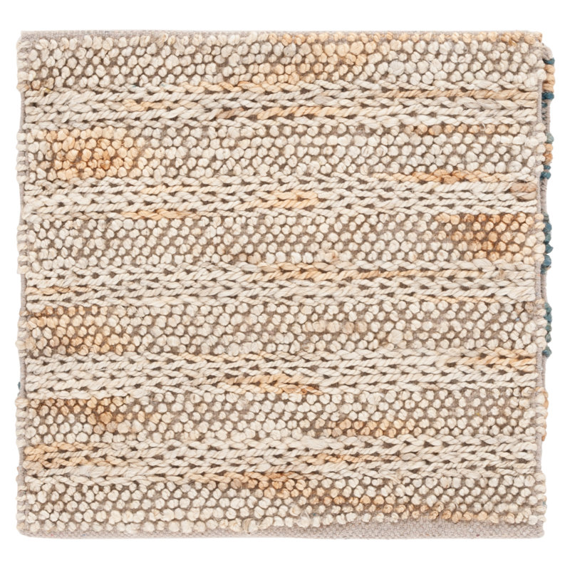 Natural Fiber Couture 101 Hand Loomed Jute/Cotton Rug in Ivory/Natural, Rectangle 9' x 12'