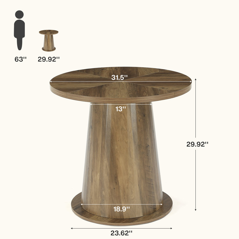 Table de bar 31,5 po Farmhouse