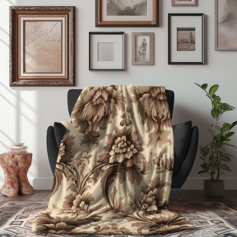 Jeté , Grand lit, Imperial Damask