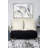 CosmoLiving by Cosmopolitan Gold Canvas Abstract Framed Wall Art with Gold Frame-69975437
